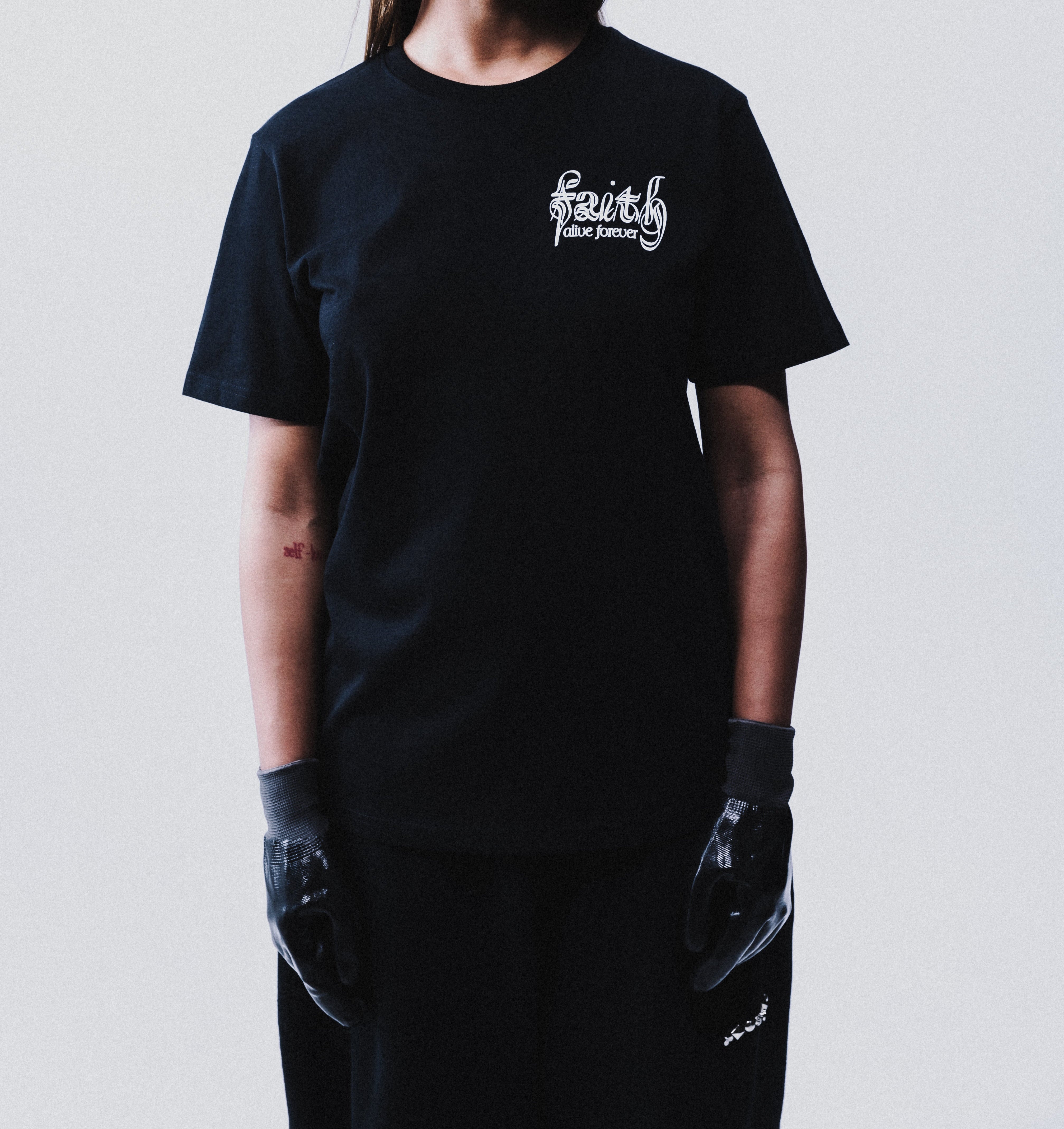 Eclipse Black FAF Cassette T-shirt – Faith Alive Forever