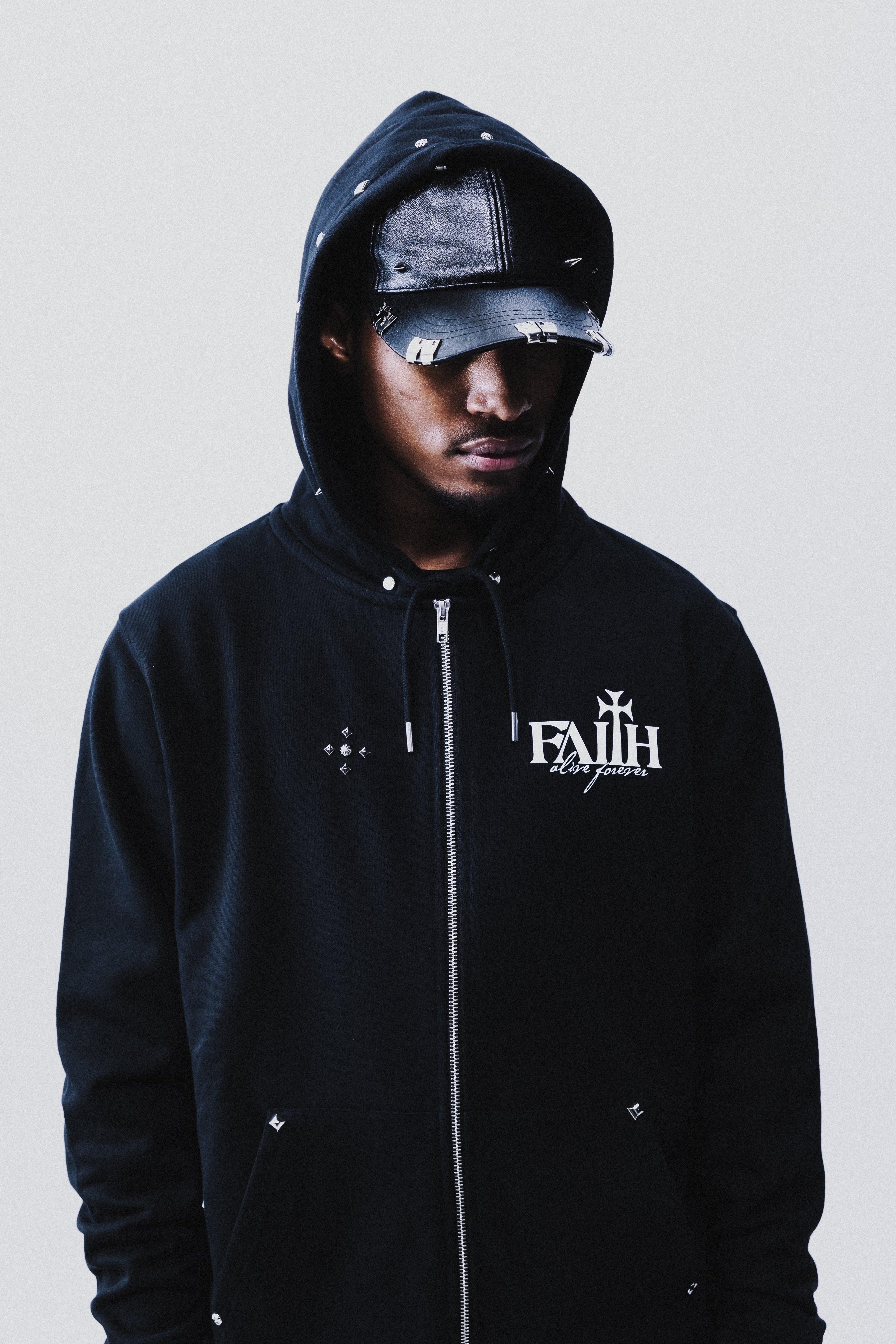 Eclipse Black STRRR Cross Cassette Zip-Up – Faith Alive Forever
