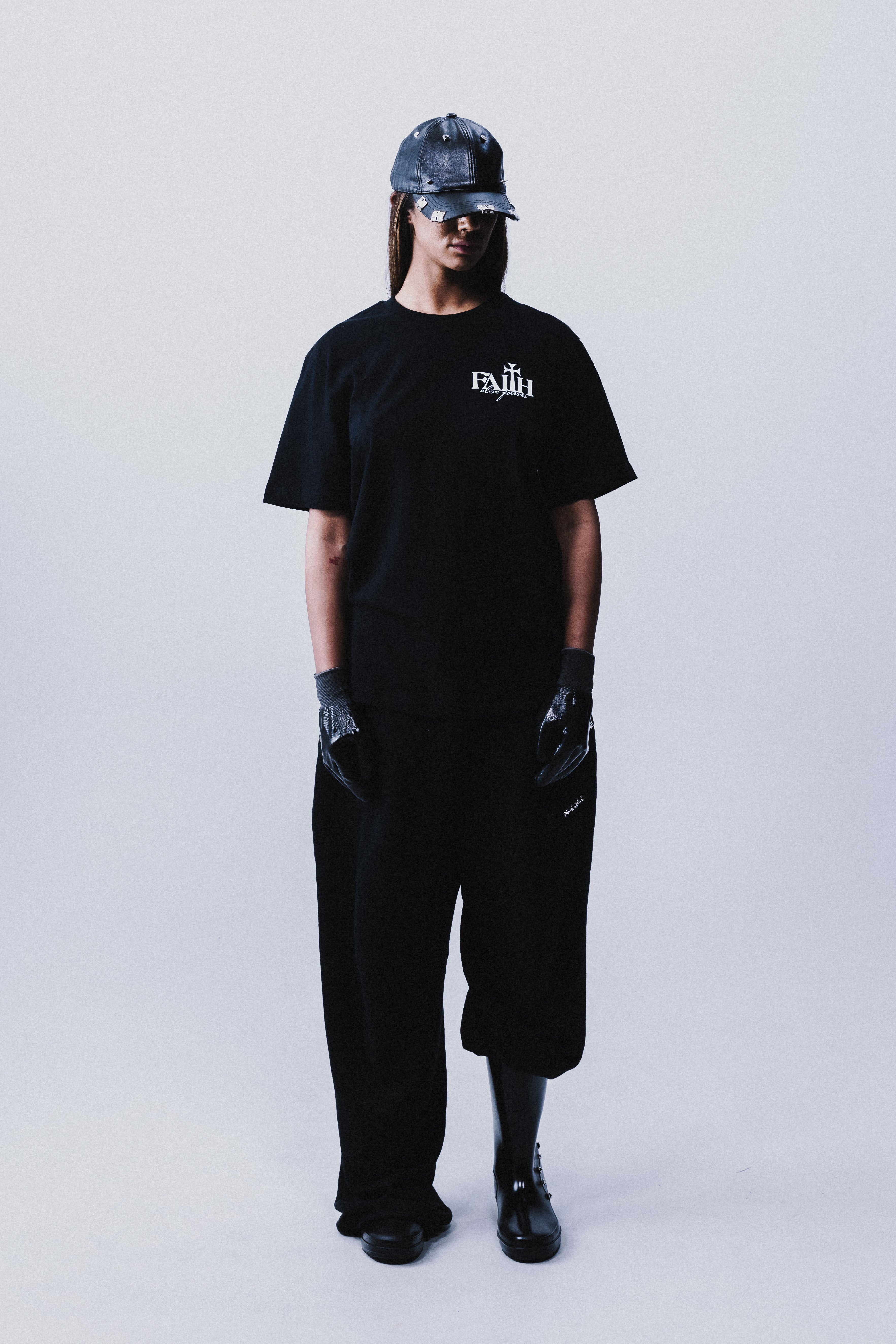 Eclipse Black FAF Cross Cassette T-shirt – Faith Alive Forever